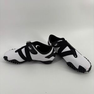 Puma Mostro Perf Women 7‎ White Black Perforated Spiked Sneakers 400992-01